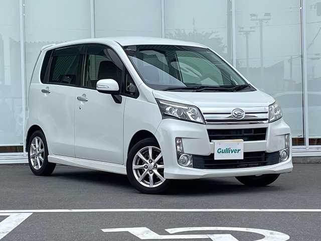 ダイハツ ムーヴ カスタム X LTD SA 神奈川県 2013(平25)年 6.6万km パールホワイトⅢ 純正SDナビ /ワンセグテレビ /バックカメラ /ETC　/スマートキー　/プッシュスタート　/純正フロアマット　/純正14インチアルミホイール　/キセノンヘッドライト　/ベンチシート　/USBポート　/ドアバイザー/フォグランプ