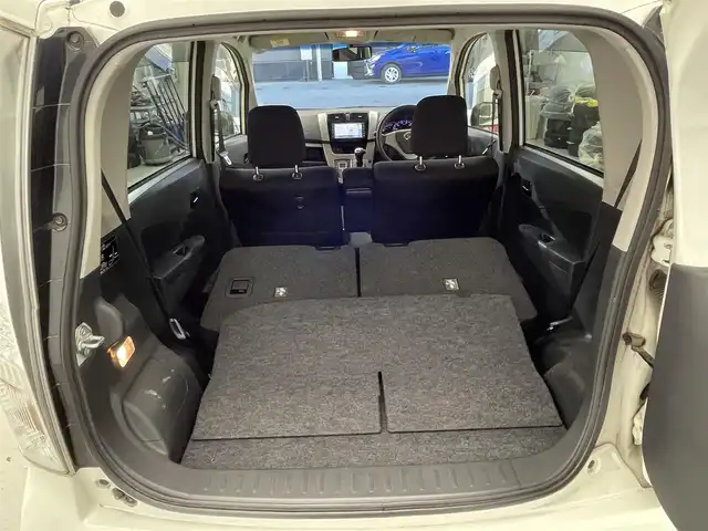 ダイハツ ムーヴ カスタム X LTD SA 滋賀県 2013(平25)年 6.6万km パールホワイトⅢ 純正ナビ/【CD/USB/フルセグTV】/バックカメラ/ETC/衝突被害軽減システム/オートライト/スマートキー/オートエアコン/純正14インチアルミホイール/純正フロアマット/アイドリングストップ