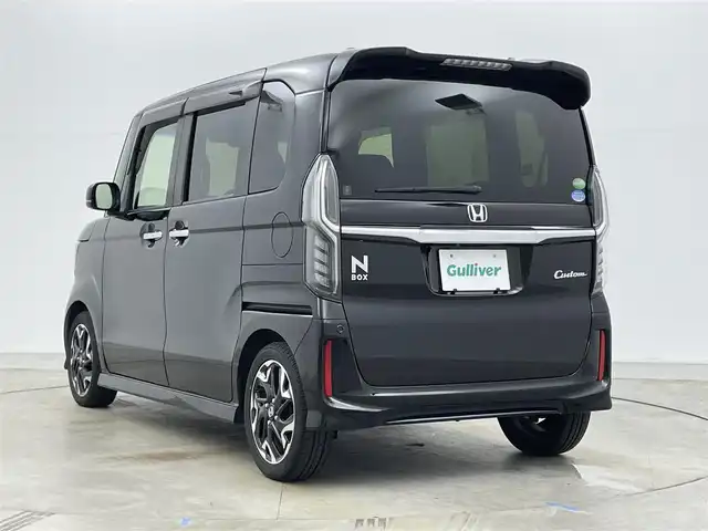 ホンダ Ｎ ＢＯＸ カスタム G L ターボ ホンダセンシング 岡山県 2019(平31)年 5.1万km クリスタルブラックパール 純正ナビ/（VXM-194VFi）/・FM/AM/Bluetooth/フルセグ/CD/DVD/バックカメラ/ハーフレザーシート/両側パワースライドドア/ETC/ドライブレコーダー/ホンダセンシング/・衝突軽減ブレーキ/・車線逸脱警報/・アダプティブクルーズコントロール/・オートハイビーム/パドルシフト/純正フロアマット/LEDヘッドライト/純正アルミ/後席サンシェード/ドアバイザー/新車保証書/取扱説明書