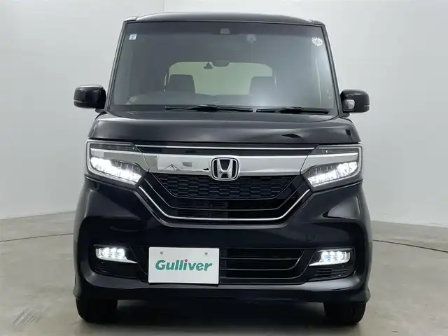 ホンダ Ｎ ＢＯＸ カスタム G L ターボ ホンダセンシング 岡山県 2019(平31)年 5.1万km クリスタルブラックパール 純正ナビ/（VXM-194VFi）/・FM/AM/Bluetooth/フルセグ/CD/DVD/バックカメラ/ハーフレザーシート/両側パワースライドドア/ETC/ドライブレコーダー/ホンダセンシング/・衝突軽減ブレーキ/・車線逸脱警報/・アダプティブクルーズコントロール/・オートハイビーム/パドルシフト/純正フロアマット/LEDヘッドライト/純正アルミ/後席サンシェード/ドアバイザー/新車保証書/取扱説明書