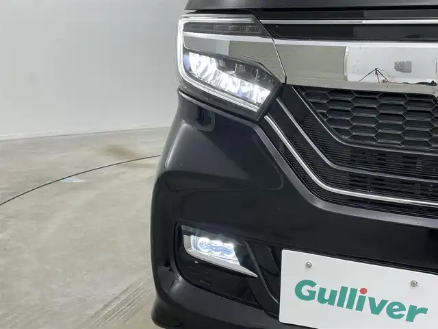 ホンダ Ｎ ＢＯＸ カスタム G L ターボ ホンダセンシング 岡山県 2019(平31)年 5.1万km クリスタルブラックパール 純正ナビ/（VXM-194VFi）/・FM/AM/Bluetooth/フルセグ/CD/DVD/バックカメラ/ハーフレザーシート/両側パワースライドドア/ETC/ドライブレコーダー/ホンダセンシング/・衝突軽減ブレーキ/・車線逸脱警報/・アダプティブクルーズコントロール/・オートハイビーム/パドルシフト/純正フロアマット/LEDヘッドライト/純正アルミ/後席サンシェード/ドアバイザー/新車保証書/取扱説明書