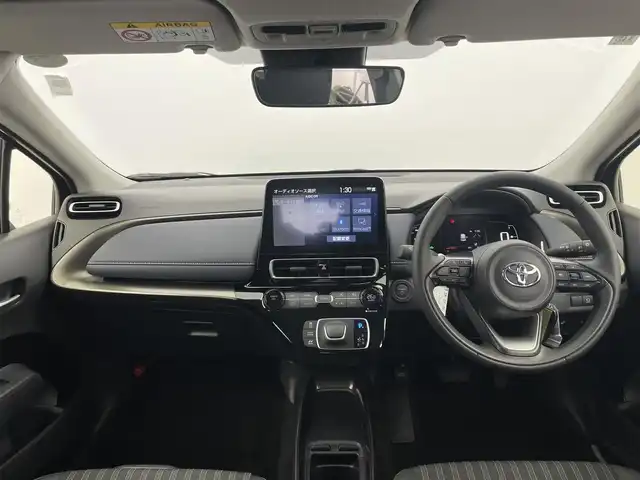 トヨタ アクア Z 富山県 2024(令6)年 0.1千km パール ディーラーディスプレイオーディオ/（AM/FM/BT)/バックカメラ/前後コーナーセンサー/レーンキープアシスト/衝突被害軽減システム/ダブルサイドエアバック/クルーズコントロール/ドアバイザー/アイドリングストップ/ハンドルヒーター/パワーシート/100V充電/プッシュスタート/ウィンカーミラー/オートライト/オートマチックハイビーム/ETC/フロアマット