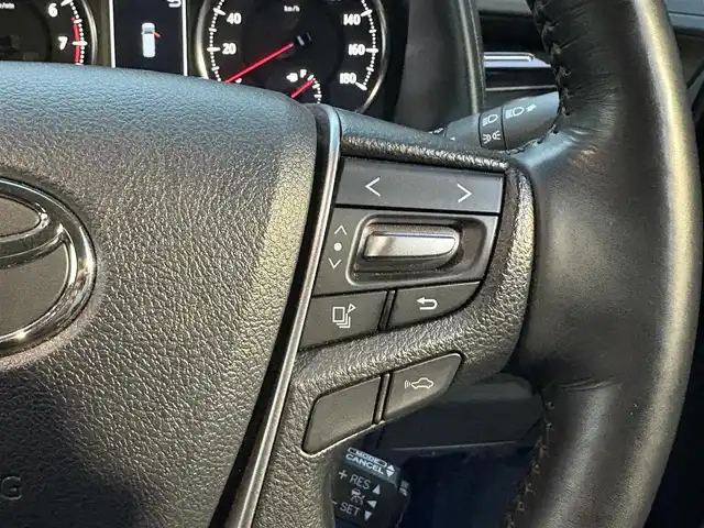 トヨタ アルファード S Cパッケージ 滋賀県 2018(平30)年 0.9万km ブラック 純正10型ナビ/（CD/DVD/フルセグTV/SD/BT）/レーダークルーズコントロール/純正フリップダウンモニター/TRDエアロ（F/S/R）/バックカメラ/ビルトインETC2.0/ドライブレコーダー/両側パワースライドドア/クリアランスソナー/パワーバックドア/ハーフレザーシート/パワーシート/ステアリングヒーター/電動パーキングブレーキ/オートブレーキホールド/社外フロアマット/LEDヘッドライト/純正18インチAW