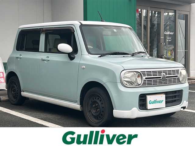 スズキ ラパン リミテッド 京都府 2011(平23)年 10.7万km アロマティックアクアメタリック/スペリアホワイト 禁煙車/2トーンカラー/シートヒーター/プッシュスタート/スマートキー/CD再生/電動格納ミラー/ドアバイザー