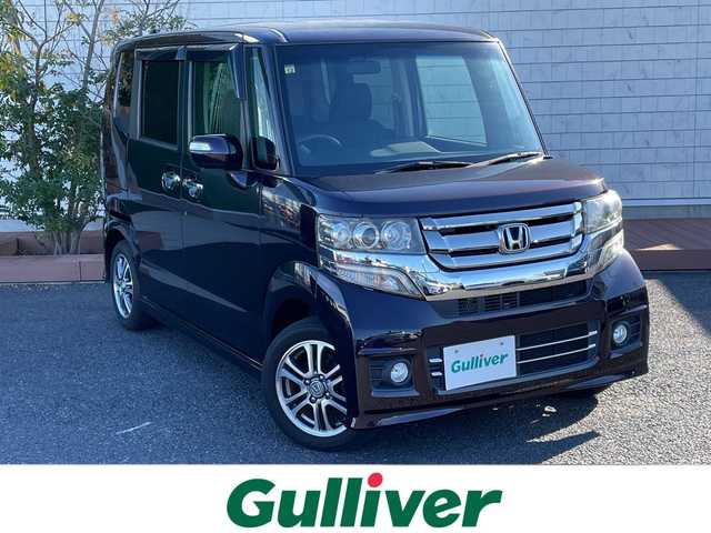 ホンダ Ｎ ＢＯＸ カスタム G Lパッケージ 茨城県 2016(平28)年 9.6万km プレミアムベルベットパープル・パール 純正ナビ　/-TV/BT/AM/FM/CD/SD/パワースライドドア　/バックカメラ　/電動格納ミラー　/ＥＴＣ　/プッシュスタート　/アイドリングストップ　/オートライト　/フルフラットシート　/パワーウインドウ　/パワーステアリング　/横滑り防止装置