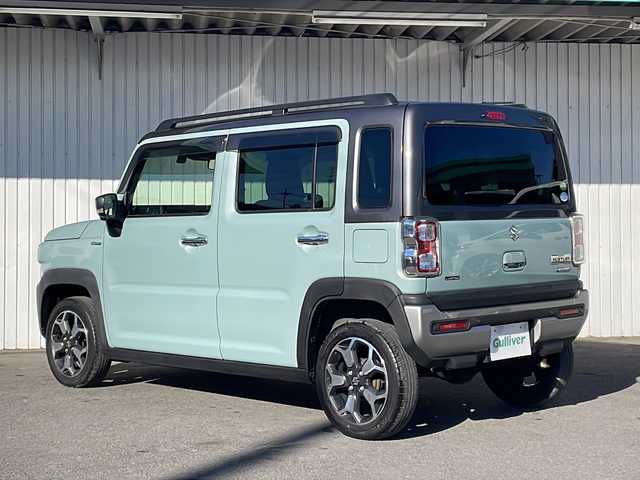 スズキ ハスラー Jスタイル ターボ 長野県 2021(令3)年 5.6万km オフブルーメタリック/ガンメタリック2トーンルーフ ４ＷＤ/ターボ/デュアルカメラブレーキ/純正メーカーナビフルセグTV/全方位カメラ/ドライブレコーダー/コーナーセンサー/シートヒーター/純正15インチアルミ/社外アルミ付き冬タイヤ積込/プッシュスタート/スペアキー