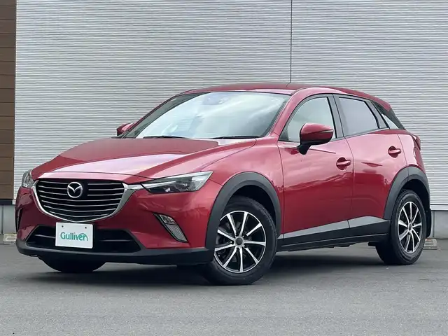 マツダ ＣＸ－３ XD ツーリング 秋田県 2015(平27)年 9.3万km ソウルレッドプレミアムメタリック 純正ナビ/衝突軽減システム/LEDヘッドライト/４WD/スマートキー/フルセグ/バックカメラ/プッシュスタート/アイドリングストップ/前席シートヒーター/クルーズコントロール/ブラインドスポットモニター/パドルシフト/MTモード付AT/社外アルミ/社外フロアマット/ステアリングスイッチ/純正エンジンスターター/ETC/オートライト/オートエアコン/パワーステアリング/パワーウィンドウ/電動格納ウィンカーミラー