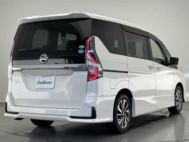 日産 セレナ ハイウェイスター 愛知県 2020(令2)年 6.2万km ブリリアントホワイトパール 純正１０型ナビ　地デジＴＶ　ＢＴ　ＵＳＢ　セーフティパックＢ　プロパイロット　純正後席モニター　全方位カメラ　電動パーキング　ＥＴＣ　エマージェンシブレーキ　衝突軽減　追従クルコン　ＬＥＤライト　ハンズフリー両側パワースライドドア　ＢＳＭ　オートホールド　リアロールシェード　背面テーブル　コーナーセンサー　フォグランプ　禁煙