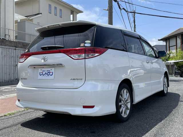 トヨタ エスティマ アエラス Gエディション 福岡県 2012(平24)年 7.8万km ホワイトパールクリスタルシャイン (株)IDOMが運営する【じしゃロン八幡西店】の自社ローン専用車両になります。こちらは現金またはオートローンご利用時の価格です。自社ローンご希望の方は別途その旨お申付け下さい/純正ナビ(NHZA-W61G)/【Bluetooth・DVD・CD・フルセグTV】/バックカメラ/フリップダウンモニター/前後ドライブレコーダー/フロントフォグランプ/全席パワーウィンドウ/両側パワースライドドア/クルーズコントロール/純正フロントエアロ/純正リアスポイラー/純正アルミホイール