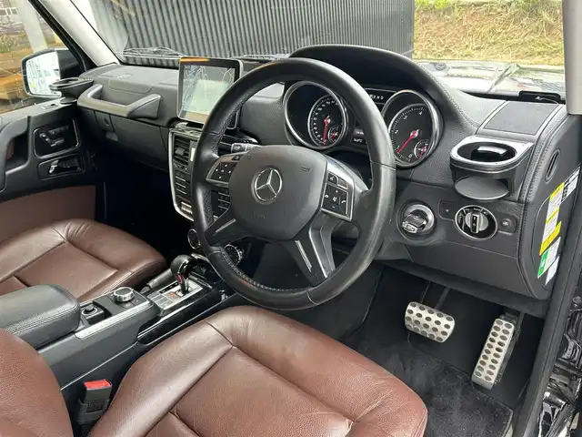メルセデス・ベンツ ゲレンデヴァーゲン Ｇ３５０ｄ 福岡県 2017(平29)年 6.1万km オブシディアンブラック ラグジュアリーパッケージ/サンルーフ/harman/kardon/アダプティブクルーズコントロール/ブラインドスポットモニター/純正ナビ/Applecarplay/androidauto/Bluetooth/フルセグTV/バックカメラ/サイドカメラ/茶革シート/シートヒーター/オートライト/純正18インチアルミホイール/ドライブレコーダー/ETC