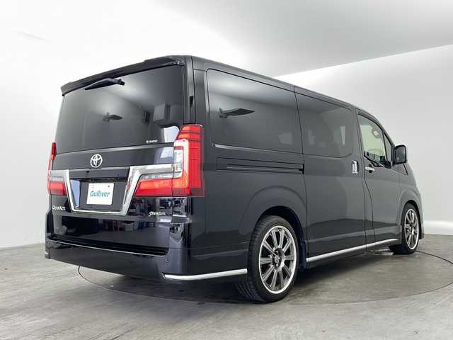 トヨタ グランエース プレミアム 兵庫県 2020(令2)年 3.8万km ブラック/ホワイト ・純正ナビ&Bluetooth&TV/・全方位カメラ/・純正リアフリップダウンモニター/・黒革シート/・シートヒーター/・ビルトインETC/・レーダークルーズコントロール/・純正ウッドコンビステアリング/・トヨタセーフティセンス/・プリクラッシュセーフティ/・レーンディパーチャーアラート/・ブラインドスポットモニター/・クリアランスソナー/・デジタルインナーミラー/・nanoe/・パワーシート/・純正フロアマット/・両側パワースライドドア/・社外20インチアルミホイール/・フロントエアロ/・横滑り防止装置/・盗難防止装置/・アイドリングストップ/・オートライト/・LEDヘッドライト/・LEDフォグ/・Wエアバッグ/・カーテンエアバッグ