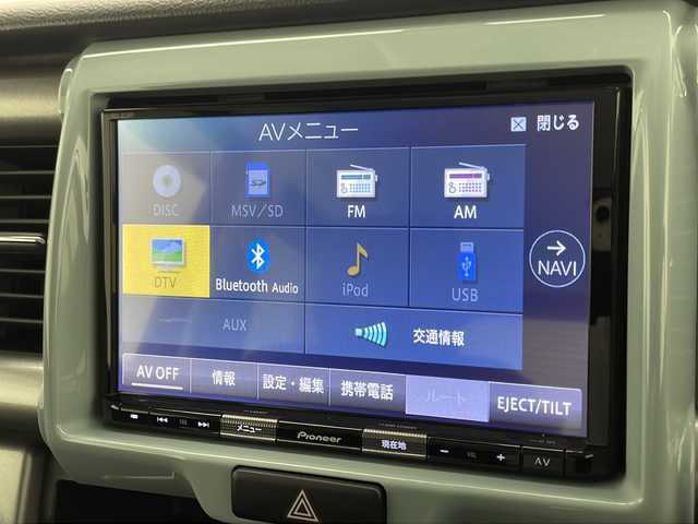 スズキ ハスラー タフワイルド 宮崎県 2019(平31)年 4.9万km フェニックスレッドパール/ブラック 2トーン ツートンカラー/特別仕様車 /デュアルカメラブレーキサポート/車線逸脱警報/ふらつき警報機能/先行車発進お知らせ機能/誤発進抑制機能/純正8インチSDナビ/フルセグTV/CD/DVD/Bluetooth/全方位カメラ/合皮シート/シートヒーター/ディスチャージヘッドライト/アイドリングストップ/ビルトインETC/純正ゴムマット/スマートキー×２/保証書/取扱説明書