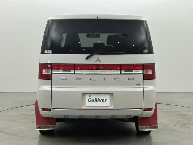 三菱 デリカＤ：５ D－Power package 福岡県 2018(平30)年 7.9万km ウォームホワイトパール 社外ナビ（ＢＴ，フルセグＴＶ）　/バックカメラ　/ＥＴＣ　/クルーズコントロール　/横滑り防止装置　/パドルシフト　/両側電動スライドドア　/シートヒーター　/電動格納式ドアミラー　/ホワイトレター　/社外１６インチＡＷ