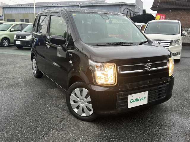 スズキ ワゴンＲ HYBRID FX 埼玉県 2020(令2)年 1.3万km アーバンブラウンパールメタリック スズキ セーフティサポート/ ・衝突被害軽減ブレーキ/ ・誤発進抑制機能/ ・車線逸脱抑制機能/純正CD/ドライブレコーダー（前方）/運転席シートヒーター/オートライト/ドアバイザー/スペアキー１ヶ/保証書/取扱説明書