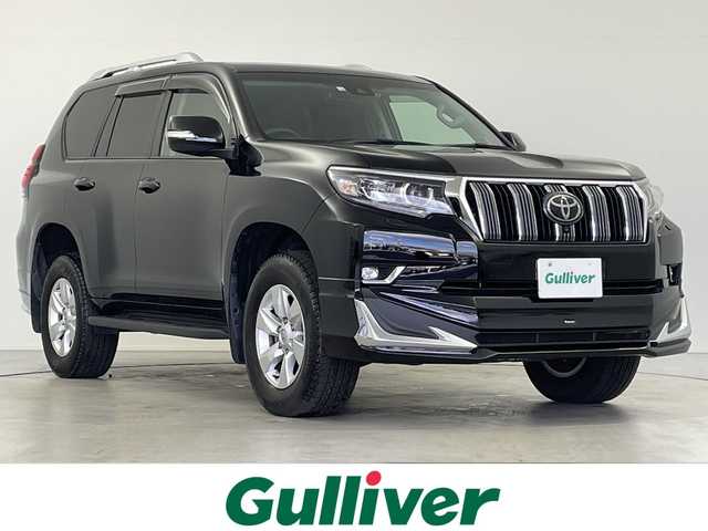 トヨタ ランドクルーザー プラド TX 岐阜県 2022(令4)年 1.6万km ブラック サンルーフ/モデリスタエアロ/純正9インチディスプレイオーディオ/(Bluetooth/フルセグTV/Miracast/USB)/パノラミックビューモニター　/トヨタセーフティセンス/プリクラッシュセーフティ/レーンキープアシスト/コーナーセンサー/ロードサインアシスト/オートハイビーム/先行車発信告知/レーダークルーズコントロール/MTモード付AT/ドライブレコーダー/ETC/純正フロアマット/純正アルミホイール/ドアバイザー/LEDヘッドライト