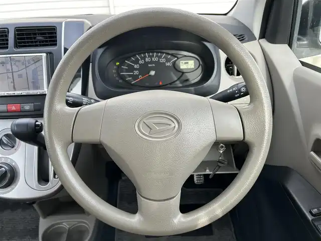 ダイハツ ミラ X スペシャル 新潟県 2012(平24)年 7.1万km シャンパンゴールドメタリック 社外ナビ/(AM/FM/CD/DVD)/フルセグTV/ハロゲンヘッドライト/ドアバイザー/純正フロアマット/リモコンキー/スペアキー