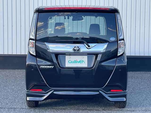トヨタ ルーミー カスタムG 千葉県 2020(令2)年 4万km ブラックマイカメタリック モデリスタエアロ/純正9インチナビ/(フルセグTV/BT/CD/DVD/FM/AM)/全周囲カメラ/デジタルインナーミラー型前後ドラレコ/衝突被害軽減システム/両側パワースライドドア/横滑り防止装置/ビルトインETC2.0/アイドリングストップ/LEDヘッドライト/フォグランプ/オートライト/ウィンカーミラー/電動格納ミラー/社外14インチAW/シートヒーター/シートリフター/ブレーキホールド/電子制御パーキング/プッシュスタート/スマートキー/フロアマット/スペアキー/取扱説明書/保証書