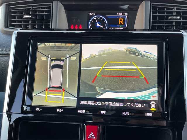 トヨタ ルーミー カスタムG 千葉県 2020(令2)年 4万km ブラックマイカメタリック モデリスタエアロ/純正9インチナビ/(フルセグTV/BT/CD/DVD/FM/AM)/全周囲カメラ/デジタルインナーミラー型前後ドラレコ/衝突被害軽減システム/両側パワースライドドア/横滑り防止装置/ビルトインETC2.0/アイドリングストップ/LEDヘッドライト/フォグランプ/オートライト/ウィンカーミラー/電動格納ミラー/社外14インチAW/シートヒーター/シートリフター/ブレーキホールド/電子制御パーキング/プッシュスタート/スマートキー/フロアマット/スペアキー/取扱説明書/保証書