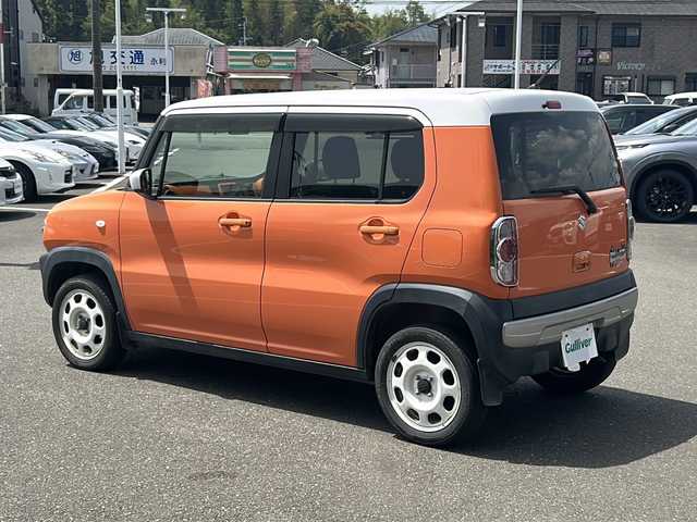 スズキ ハスラー G 鹿児島県 2015(平27)年 4.1万km パッションオレンジマイカ/スペリアホワイト エンジンスタートボタン/ABS/AAC/AUX/純正モニター付／Bluetoothオーディオ/横滑り防止装置/盗難防止装置/シートヒーター/衝突被害軽減システム/アイドリングストップ/スマートキー/モニターリモコン有/エアバックダブル
