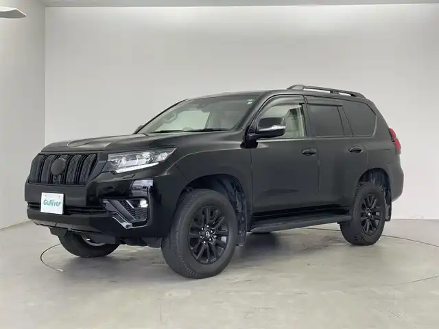 トヨタ ランドクルーザー プラド TX Lパッケージ マットブラED 埼玉県 2022(令4)年 1.8万km ブラック ムーンルーフ　メーカーナビ　パノラミックビューモニター　ベージュレザー　ＢＳＭ　ビルトインＥＴＣ２．０　　セーフティセンス　シートヒーター　ベンチレーション　レーダークルーズコントロール　ドラレコ