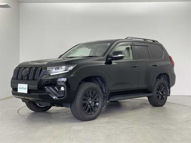 トヨタ ランドクルーザー プラド TX Lパッケージ マットブラED 埼玉県 2022(令4)年 1.8万km ブラック ムーンルーフ　メーカーナビ　パノラミックビューモニター　ベージュレザー　ＢＳＭ　ビルトインＥＴＣ２．０　セーフティセンス　シートヒーター　ベンチレーション　レーダークルーズコントロール　ドラレコ