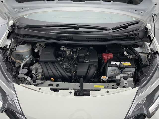 日産 ノート X 長野県 2020(令2)年 1万km ホワイト 社外SDナビ（型番：MDV-D207BT）/(CD＆Bluetooth＆USB＆iPod＆AUX)/衝突被害軽減システム/クリアランスソナー/前後コーナーセンサー/オートライト/レベライザー/ETC/ドアバイザー/社外フロアマット/ウィンカーミラー/電動格納ミラー/純正ホイールキャップ/スマートキー
