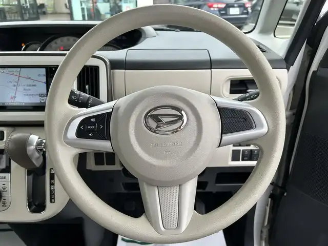 ダイハツ ムーヴ キャンバス G メイクアップ リミテッド　SAⅢ 栃木県 2020(令2)年 4.7万km パールホワイトⅢ/ナチュラルベージュマイカメタリック 2トーン スマートアシスト/純正7インチナビ/フルセグTV/DVD/Bluetooth/USB/パノラマモニター/前後ドライブレコーダー/両側パワースライドドア/プッシュスタート/ステアリングリモコン/LEDオートライト/LEDフォグランプ/純正14インチタイヤ/アイドリングストップ/横滑り防止装置/ドアバイザー/電動格納ミラー