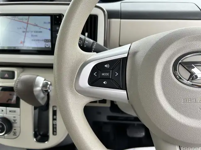 ダイハツ ムーヴ キャンバス G メイクアップ リミテッド　SAⅢ 栃木県 2020(令2)年 4.7万km パールホワイトⅢ/ナチュラルベージュマイカメタリック 2トーン スマートアシスト/純正7インチナビ/フルセグTV/DVD/Bluetooth/USB/パノラマモニター/前後ドライブレコーダー/両側パワースライドドア/プッシュスタート/ステアリングリモコン/LEDオートライト/LEDフォグランプ/純正14インチタイヤ/アイドリングストップ/横滑り防止装置/ドアバイザー/電動格納ミラー
