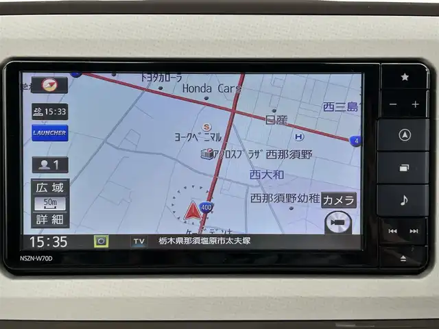 ダイハツ ムーヴ キャンバス G メイクアップ リミテッド　SAⅢ 栃木県 2020(令2)年 4.7万km パールホワイトⅢ/ナチュラルベージュマイカメタリック 2トーン スマートアシスト/純正7インチナビ/フルセグTV/DVD/Bluetooth/USB/パノラマモニター/前後ドライブレコーダー/両側パワースライドドア/プッシュスタート/ステアリングリモコン/LEDオートライト/LEDフォグランプ/純正14インチタイヤ/アイドリングストップ/横滑り防止装置/ドアバイザー/電動格納ミラー