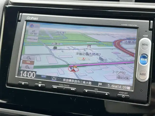 ホンダ フィット ハイブリット Sパッケージ 奈良県 2014(平26)年 3.9万km ブリリアントスポーティブルーメタリック2トーン ワンオーナー/純正ナビ/パドルシフト/ドアバイザー/バックカメラ/オートライト（LED）/スマートキー/Bluetooth/社外フロアマット/パーキングセンサー/保証書/取扱説明書