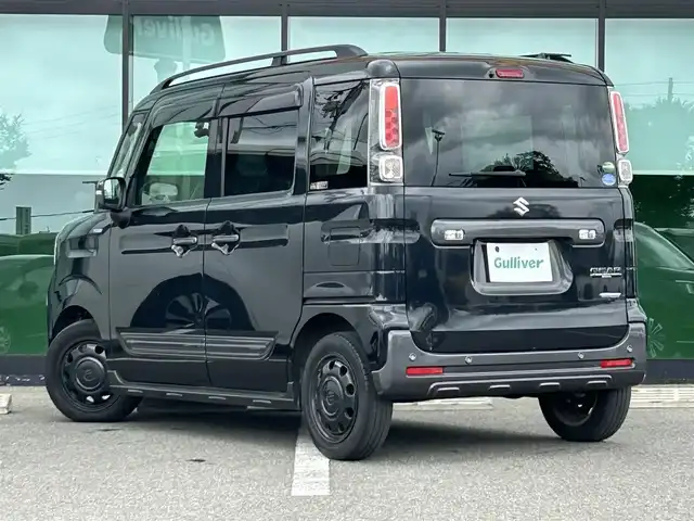 スズキ スペーシア ギア HYBRID XZ 和歌山県 2020(令2)年 6.6万km ブルーイッシュブラックパール3 純正8インチナビ（CN-RZ856）/（BT/CD/DVD/AM/FM）/フルセグTV/横滑り防止/衝突被害軽減ブレーキ/レーンキープアシスト/オートライト/前方ドラレコ/両側パワスラ/ビルトインETC/前席シートヒーター/ステアリングリモコン/後席サーキュレーター/LEDヘッドライト/フォグランプ/ベンチシート/ドアバイザー/プッシュスタート/アイドリングストップ
