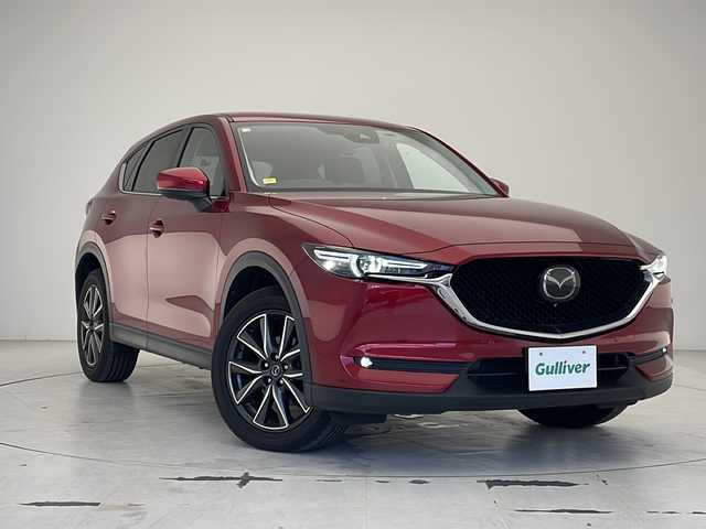 マツダ ＣＸ－５ XD Lパッケージ 沖縄県 2018(平30)年 5.9万km ソウルレッドクリスタルM マツダコネクトナビ/（フルセグＴＶ　Ｂｌｕｅｔｏｏｔｈ接続）/３６０°ビューモニター/ETC/前後ドライブレコーダー/ステアリングスイッチ/ステアリングヒーター/クルーズコントロール/レザーシート/パワーシート/シートヒーター/パワーバックドア/クリアランスソナー　/ＬＥＤヘッドライト/オートライト/スマートキー/プッシュスタート/純正フロアマット/純正19インチアルミホイール