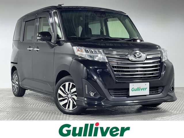 ダイハツ トール カスタムG リミテッドⅡ SAⅢ 神奈川県 2020(令2)年 3.5万km ブラックマイカメタリック 純正7型ナビ/（フルセグTV/CD/DVD/HDMI）/全方位カメラ/両側パワースライドドア/純正フロントリップスポイラー/ETC/前後クリアランスソナー /スマートアシスト/クルーズコントロール/レーンキープアシスト/車線逸脱警報機能/前席シートヒーター/LEDヘッドライト/フロントフォグ/オートライト/オートマチックハイビーム/純正フロアマット/アイドリングストップ