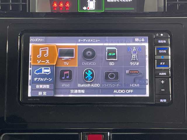 ダイハツ トール カスタムG リミテッドⅡ SAⅢ 神奈川県 2020(令2)年 3.5万km ブラックマイカメタリック 純正7型ナビ/（フルセグTV/CD/DVD/HDMI）/全方位カメラ/両側パワースライドドア/純正フロントリップスポイラー/ETC/前後クリアランスソナー /スマートアシスト/クルーズコントロール/レーンキープアシスト/車線逸脱警報機能/前席シートヒーター/LEDヘッドライト/フロントフォグ/オートライト/オートマチックハイビーム/純正フロアマット/アイドリングストップ