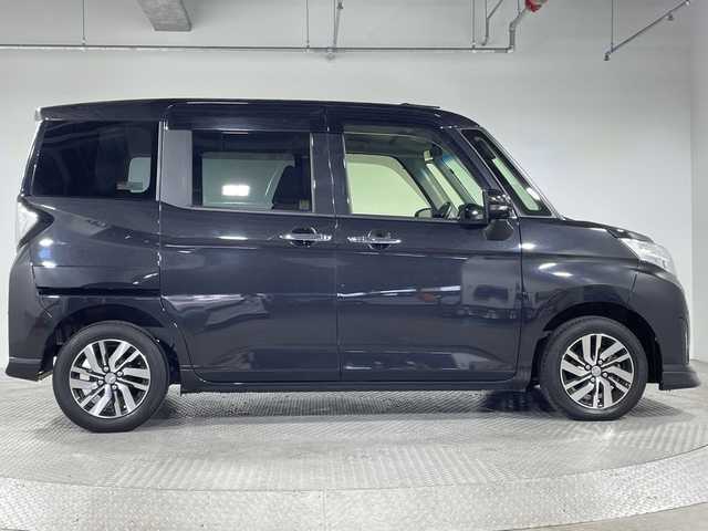 ダイハツ トール カスタムG リミテッドⅡ SAⅢ 神奈川県 2020(令2)年 3.5万km ブラックマイカメタリック 純正7型ナビ/（フルセグTV/CD/DVD/HDMI）/全方位カメラ/両側パワースライドドア/純正フロントリップスポイラー/ETC/前後クリアランスソナー /スマートアシスト/クルーズコントロール/レーンキープアシスト/車線逸脱警報機能/前席シートヒーター/LEDヘッドライト/フロントフォグ/オートライト/オートマチックハイビーム/純正フロアマット/アイドリングストップ