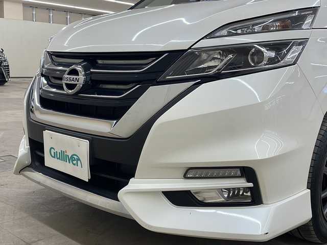 日産 セレナ ハイウェイスター Vセレクション 道央・札幌 2018(平30)年 10万km ブリリアントホワイトパール /4WD//社外フルセグナビ/（CD/DVD/BD/SD/AM/FM/BT）//クルーズコントロール（追従なし）//エマージェンシーブレーキ//オートライト//ETC//リアエアコン//ステアリングリモコン//純正エンジンスターター//冬タイヤAW積込//社外ドライブレコーダー前カメラ