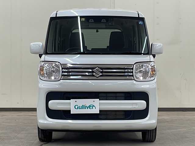 スズキ スペーシア HYBRID G 道央・札幌 2022(令4)年 1.2万km ピュアホワイトP /4WD//純正オーディオ//衝突被害軽減ブレーキ//誤発進抑制機能//車線逸脱抑制機能//標識認識機能//両側スライドドア//社外ドライブレコーダー//オートライト//ミラーヒーター//スマートキー//スペアキー1本