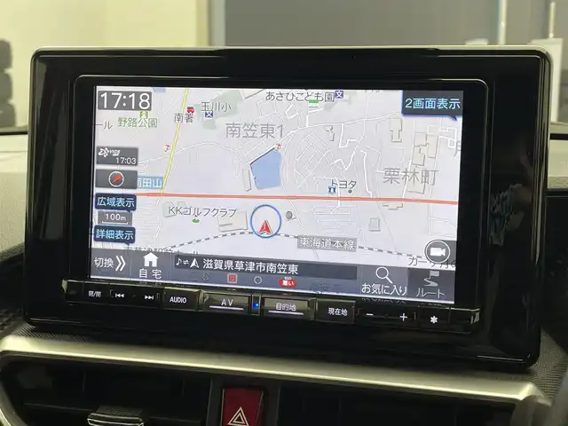 ダイハツ ロッキー プレミアム G HEV 滋賀県 2022(令4)年 4.8万km ブラックマイカメタリック/コンパーノレッド 純正9インチナビ/【Bluetooth/CD/DVD/フルセグTV/USB】/全方位カメラ/ハーフレザーシート /プリクラッシュセーフティ/レーントレーシングアシスト/レーダークルーズコントロール/LEDヘッドライト/オートマチックハイビーム/クリアランスソナー/電動パーキングブレーキ/オートブレーキホールド/ビルトインETC/前方ドライブレコーダー/D/Nシートヒーター/純正フロアマット/ドアバイザー/プッシュスタート/スマートキー/ステアリングリモコン