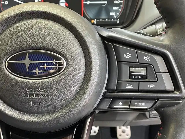 スバル レヴォーグ 1．8STIスポーツ EX 岩手県 2023(令5)年 2.2万km 赤 イグニッションレッド(コードDCK)/４WD/本革シート/パワーリヤゲート/アイサイトX/渋滞時ハンズオフアシスト/プリクラッシュブレーキ/プリクラッシュステアリング/全車速追従機能付きクルーズコントロール/アクティブレーンキープ/ツーリングアシスト/AT誤発進抑制/先行車発信お知らせ機能/青信号お知らせ機能/アダプティブドライビングビーム/スマートリヤビューミラー/スバルリヤビークルディテクション/ドライバーモニタリングシステム/コーナーセンサー/バック・サイド・フロントカメラ/パワーシート(前席)/シートヒーター(前席・後席左右)/11.6インチナビ/フルセグTV/ETC2.0/LEDヘッドライト/フロント・リヤフォグランプ/純正18インチアルミホイール