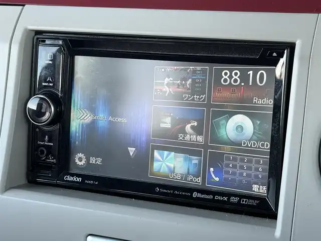 スズキ ラパン ショコラ G 東京都 2015(平27)年 5.4万km フィズブルーパールメタリック 社外ＳＤナビ/ビルトインＥＴＣ/アイドリングストップ機能/前後ドライブレコーダー/プッシュスタート/革調シート/純正フロアマット/スマートキー/ＩＳＯＦＩＸ/オートライト/HIDヘッドライト