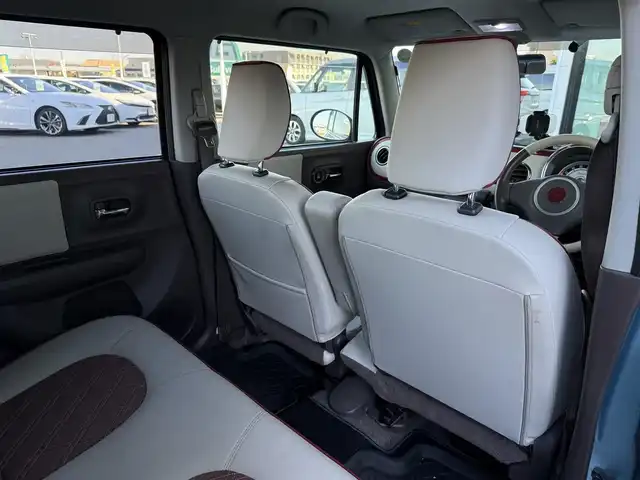 スズキ ラパン ショコラ G 東京都 2015(平27)年 5.4万km フィズブルーパールメタリック 社外ＳＤナビ/ビルトインＥＴＣ/アイドリングストップ機能/前後ドライブレコーダー/プッシュスタート/革調シート/純正フロアマット/スマートキー/ＩＳＯＦＩＸ/オートライト/HIDヘッドライト