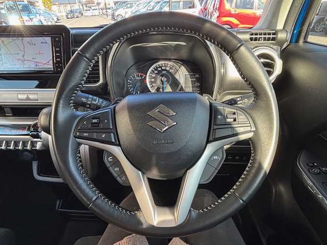 スズキ クロスビー HYBRID MZ 宮城県 2020(令2)年 8.2万km 青Ⅱ 登録時走行距離81871km/車線逸脱警告/衝突軽減システム/盗難防止システム/横滑り防止機能/シートヒーター/オートライト/全方位カメラ/ドアバイザー/ワンセグナビ/TV・CD/DVD・AM/FM・BT/フォグランプ/LEDヘッドライト