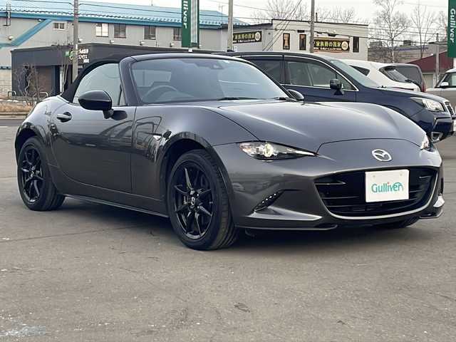 マツダ ロードスター NR－A 道東・釧路十勝 2023(令5)年 2.9万km マシーングレープレミアムM 6速MT/BILSTEINショック/純正オーディオ/衝突被害軽減ブレーキ/レーンキープアシスト/BSM/後コーナーセンサー/横滑り防止装置/オートライト/エンジンプッシュスタート/純正AW16インチ/LEDヘッドライト