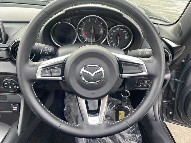 マツダ ロードスター NR－A 道東・釧路十勝 2023(令5)年 2.9万km マシーングレープレミアムM 6速MT/BILSTEINショック/純正オーディオ/衝突被害軽減ブレーキ/レーンキープアシスト/BSM/後コーナーセンサー/横滑り防止装置/オートライト/エンジンプッシュスタート/純正AW16インチ/LEDヘッドライト