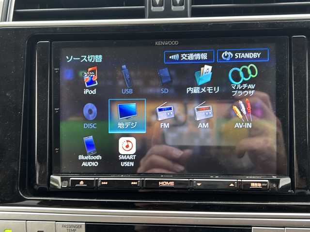 トヨタ ランドクルーザー プラド TX Lパッケージ 鳥取県 2017(平29)年 6.9万km ホワイトパールクリスタルシャイン ワンオーナー/フルタイム４WD/社外ナビ(ＫＥＮＷＯＯＤ、ＭＤＶ－Ｍ８０５Ｌ)/AM/FM、CD/DVD/Bluetooth、iPod/フルセグテレビ/純正１９インチアルミ４本積み込み/バックカメラ/クルーズコントロール/サンルーフ/ドアバイザー/プッシュスタート/ETC/ドライブレコーダー