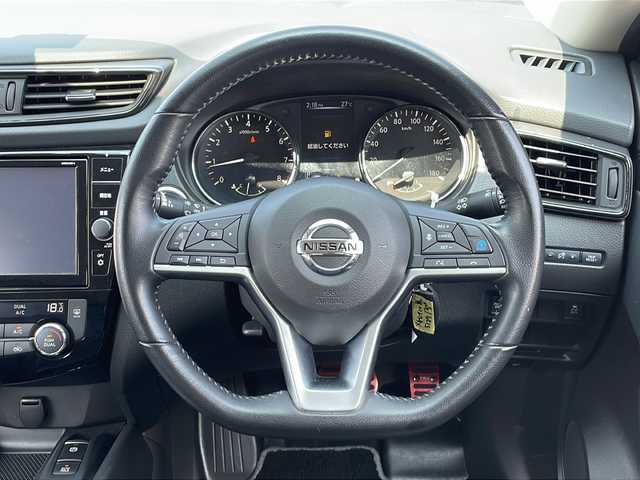 日産 エクストレイル 20Xi 山口県 2019(令1)年 1.5万km ダイヤモンドブラック 純正9型ナビ(MM319D-L)/Bluetooth接続/DVD再生機能有/フルセグ/プロパイロット/アラウンドビューモニター/インテリジェントエマージェンシーブレーキ/インテリジェントルームミラー/電動リアゲート/衝突軽減ブレーキ/ハイビームアシスト/ETC/ドライブレコーダー/革巻きステアリング/純正LEDヘッドライト/オートマチックハイビーム/USB入力端子/ニスモエアロ/電動パーキングブレーキ/パーキングブレーキホールド機能/スクラッチガード