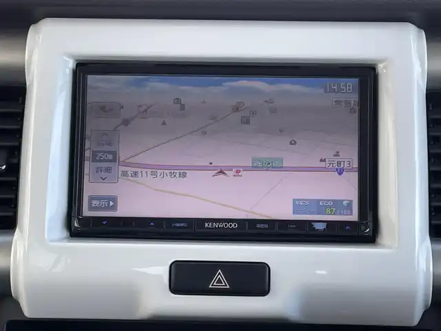 スズキ ハスラー G 大分県 2016(平28)年 8.6万km フェニックスレッドパール/ブルーイッシュブラックパール 社外ナビ（AM/FM/フルセグ/BT/CD/DVD）/バックカメラ/ETC/シートヒーター/衝突軽減ブレーキ/横滑り防止機能/アイドリングストップ/オートエアコン/ドアバイザー/前方ドライブレコーダー/電格ミラー/保証書/取扱説明書