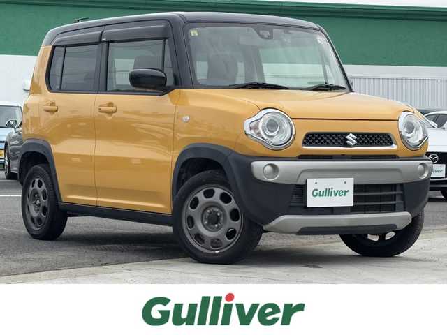 スズキ ハスラー G 徳島県 2016(平28)年 6.2万km アクティブイエロー/ブラック2トーンルーフ 社外ナビ　MDV-X702/バックカメラ/シートヒーター/フルセグTV（走行中視聴可）/ETC/ドライブレコーダー（前後）/ベンチシート/横滑り防止装置/衝突軽減システム/オートライト/キセノンヘッドライト