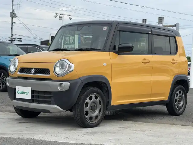 スズキ ハスラー G 徳島県 2016(平28)年 6.2万km アクティブイエロー/ブラック2トーンルーフ 社外ナビ　MDV-X702/バックカメラ/シートヒーター/フルセグTV（走行中視聴可）/ETC/ドライブレコーダー（前後）/ベンチシート/横滑り防止装置/衝突軽減システム/オートライト/キセノンヘッドライト