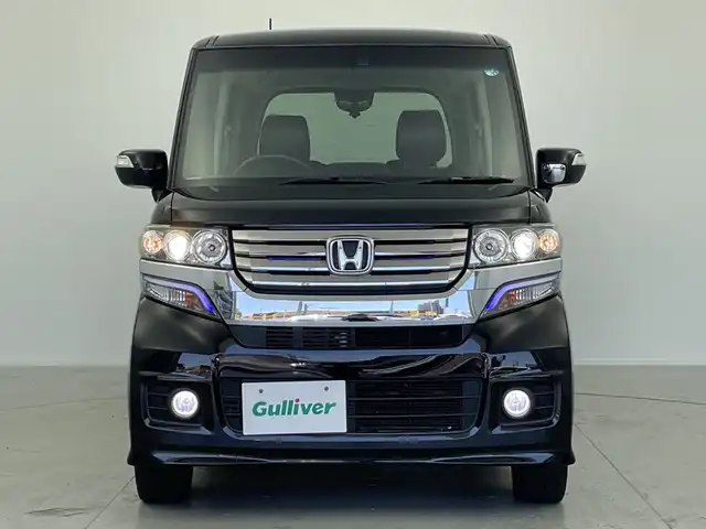 ホンダ Ｎ ＢＯＸ カスタム G ターボSSパッケージ 大阪府 2013(平25)年 4.9万km クリスタルブラックパール 社外ナビ/・フルセグテレビ/・CD/DVD/バックカメラ/両側パワースライドドア/クルーズコントロール/オートライト/スマートキー/エンジンスタートボタン/ＥＴＣ/純正１５インチアルミホイール/横滑り防止装置